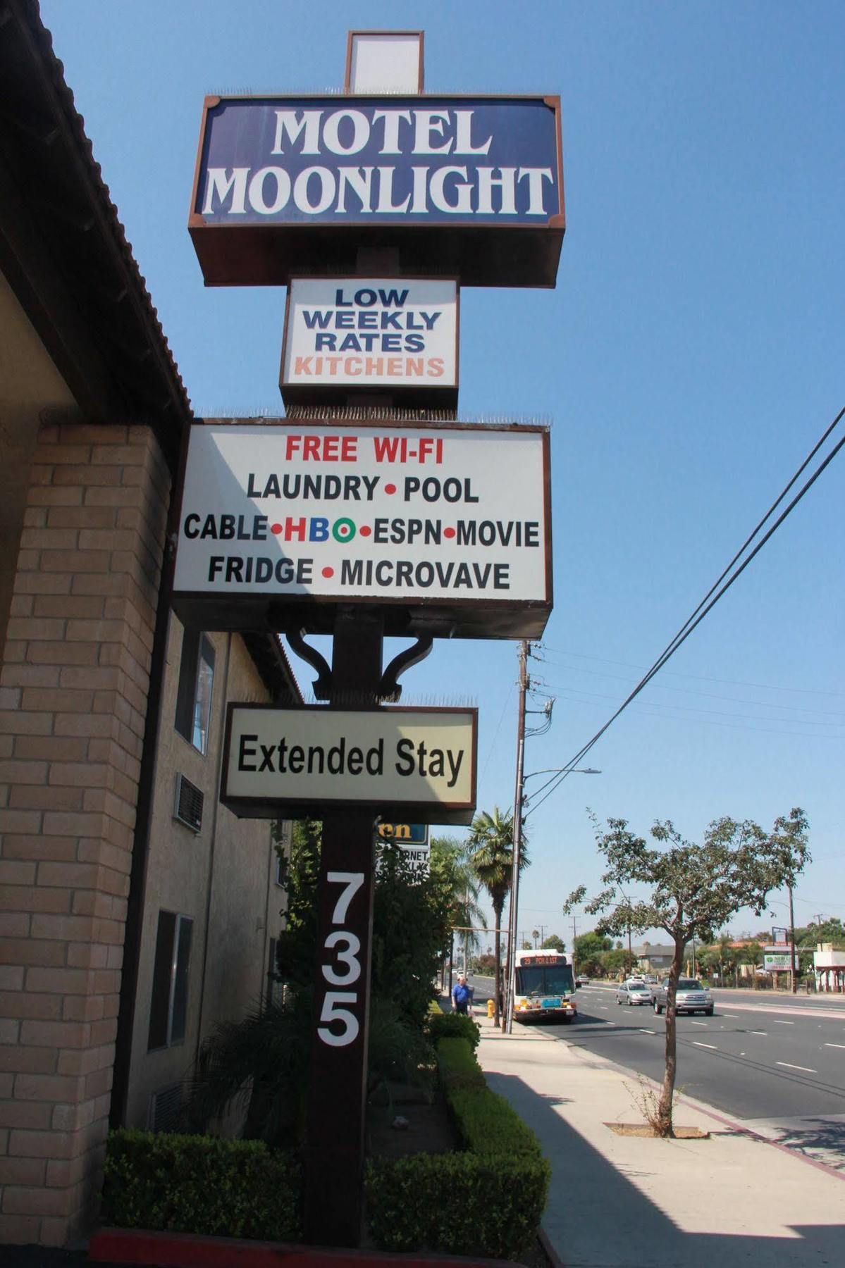 Motel Moonlight Anaheim Eksteriør billede